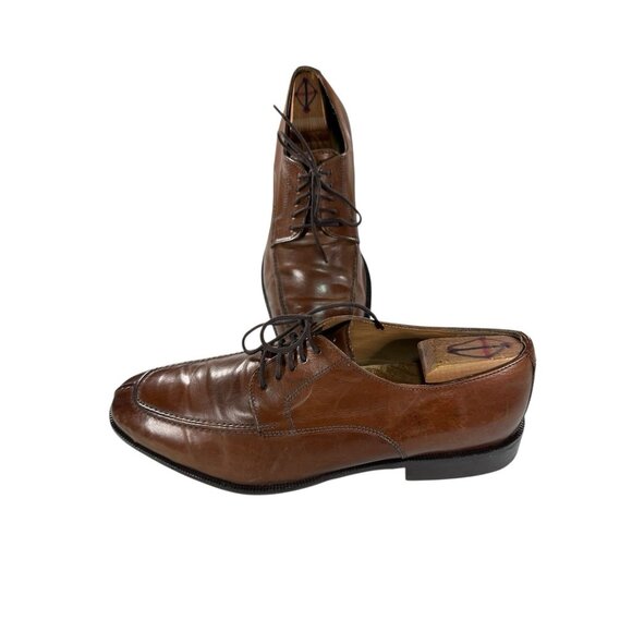Bostonian Mens Size 12 M Vintage Mens Brown Leather Split Toe Dress Shoes - Picture 1 of 9